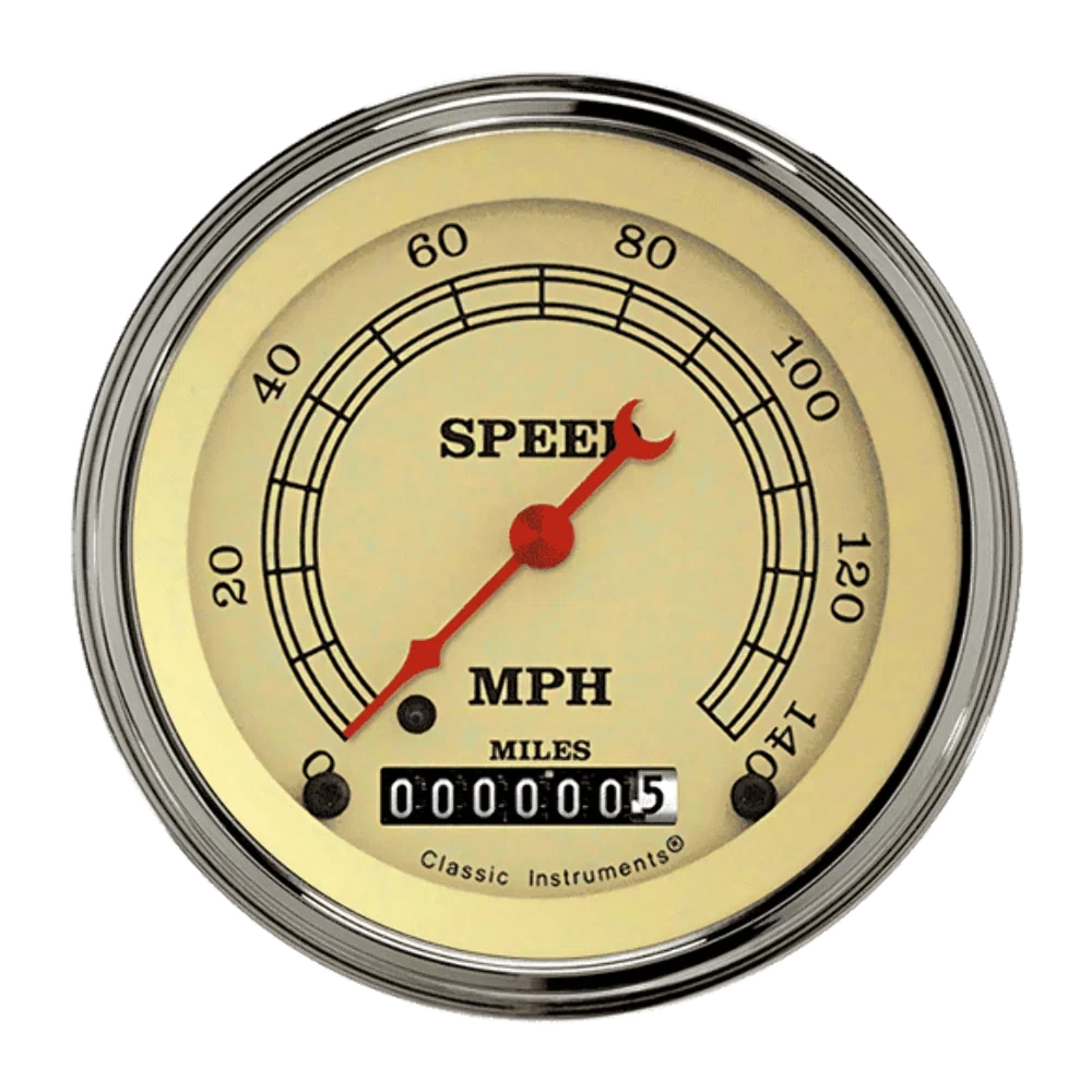 Vintage 3 3_8_ Speedometer VT55SLF